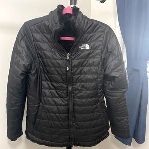 Girls reversible clack North Face Jacket